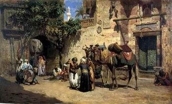 unknow artist Arab or Arabic people and life. Orientalism oil paintings 38 Germany oil painting art